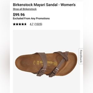 Birkenstock Mayari Sandal - Women's Size 40